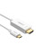 Кабель Ugreen MM121 USB Type-C - HDMI (M/M), 1.5 м, White (30841)