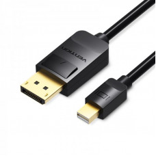 Кабель Vention MiniDisplayPort - DisplayPort V 1.2 (M/M), 3 м, чорний (HAABI)