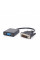 Адаптер Cablexpert DVI - VGA (M/F), 0.2 м, Black (A-DVID-VGAF-01) пакет