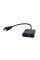 Адаптер Cablexpert HDMI - VGA V 1.4 (M/F), 0.15 м, Black (A-HDMI-VGA-03)