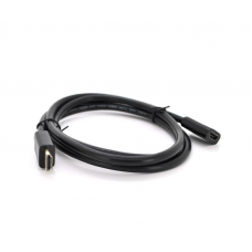 Кабель-подовжувач Merlion (HF-1/03547) HDMI-HDMI, 1м, Black, пакет