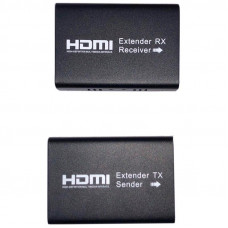 Подовжувач Atcom HDMI - RJ-45 (F/F), до 150 м, Black (AT15088)