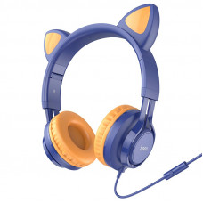 Гарнітура Hoco W36 Cat Ear Midnight Blue (W36MB)