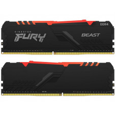 Модуль пам`яті DDR4 2x8GB/3600 Kingston Fury Beast RGB (KF436C17BBAK2/16)