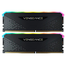 Модуль пам`ятi DDR4 2x32GB/3600 Corsair Vengeance RGB RS Black (CMG64GX4M2D3600C18)