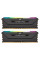 Модуль пам`ятi DDR4 2x16GB/3600 Corsair Vengeance RGB Pro SL Black (CMH32GX4M2D3600C18)