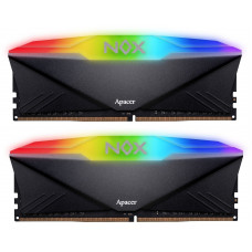 Модуль пам`ятi DDR4 2x16GB/3600 Apacer NOX RGB Black (AH4U32G36C25YNBAA-2)