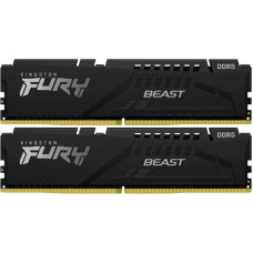 Модуль пам`яті DDR5 2х32GB/5200 Kingston Fury Beast Black (KF552C36BBEK2-64)