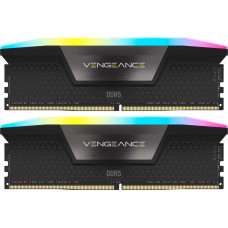 Модуль пам`ятi DDR5 2x16GB/6400 Corsair Vengeance RGB Black (CMH32GX5M2B6400C32)