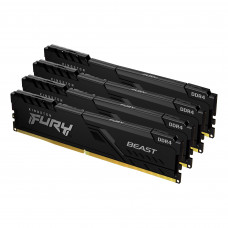 Модуль пам`ятi DDR4 4x32GB/3200 Kingston Fury Beast Black (KF432C16BBK4/128)