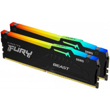 Модуль пам`яті DDR5 2x16GB/6000 Kingston Fury Beast RGB Black (KF560C36BBEAK2-32)