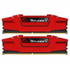 Модуль пам`ятi DDR4 2x4GB/2666 G.Skill Ripjaws V Red (F4-2666C15D-8GVR)