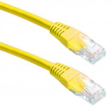 Патч-корд UTP Cablexpert (PP12-0.25M/Y) літий, 50u "штекер із засувкою, 0.25 м, жовтий
