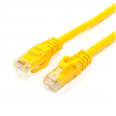 Патч-корд UTP Atcom RJ45, Cat.6, мідь, 3 м, жовтий