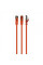 Патч-корд S/FTP Cablexpert (PP6A-LSZHCU-O-3M) cat.6a, литий, 50u "штекер із засувкою, 3м, помаранчевий