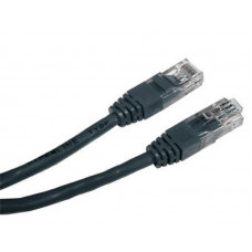 Патч-корд UTP Cablexpert (PP12-0.25M/BK) літий, 50u штекер із засувкою, 0.25 м, чорний