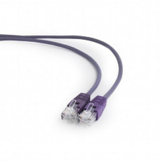 Патч-корд UTP Cablexpert (PP12-1M/V) літий, 50u "штекер із засувкою, 1 м, фіолетовий