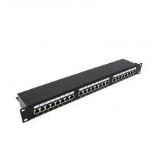 Патч-панель Kingda (KD-PP30-STP-C5e-24P) 19", 1U, 24*STP RJ45, 5e