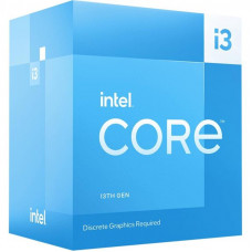 Процесор Intel Core i3 13100F 3.4GHz (12MB, Raptor Lake, 58W, S1700) Box (BX8071513100F)