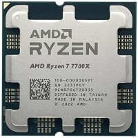 Процесор AMD Ryzen 7 7700X (4.5GHz 32MB 105W AM5) Tray (100-000000591)