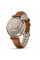 Смарт-годинник Garmin Lily 2 Cream Gold with Tan Leather Band (010-02839-60)