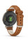 Смарт-годинник Garmin Lily 2 Cream Gold with Tan Leather Band (010-02839-60)