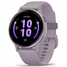 Смарт-годинник Garmin Vivoactive 5 Metallic Orchid Aluminum Bezel with Orchid Case and Silicone Band (010-02862-53)