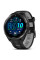 Смарт-годинник Garmin Forerunner 965 Carbon Gray DLC Titanium Bezel with Black Case and Black/Powder Gray Silicone Band (010-02809-80)