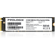 Накопичувач SSD 512GB Prologix S380 M.2 2280 PCIe 3.0 x4 NVMe TLC (PRO512GS380)_акція