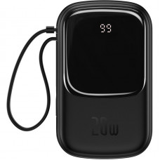 Універсальна мобільна батарея Baseus Qpow Digital Display Quick Charging Power Bank 20W 20000mAh Black (PPQD-H01) (1283126558948)