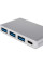 Концентратор USB Type-CAtcom 3хUSB3.0, USB Type-C, 0.1м, метал Silver (12808)