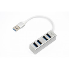 Концентратор USB Frime 4хUSB3.0 Silver (FH-30520)