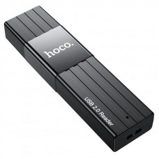 Кардрідер USB2.0 Hoco HB20 Black (HB20U2)