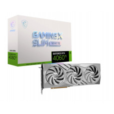 Відеокарта GF RTX 4060 Ti 16GB GDDR6 Gaming X Slim White MSI (GeForce RTX 4060 Ti GAMING X SLIM WHITE 16G)