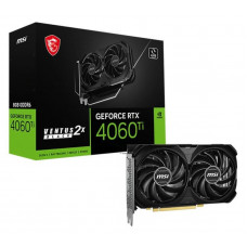 Відеокарта GF RTX 4060 Ti 8GB GDDR6 Ventus 2X Black E1 OC MSI (GeForce RTX 4060 Ti 8G VENTUS 2X BLACK E1 OC)