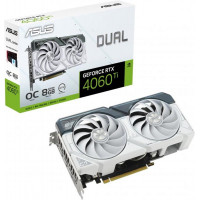 Відеокарта GF RTX 4060 Ti 8GB GDDR6 Dual OC White Asus (DUAL-RTX4060TI-O8G-WHITE)