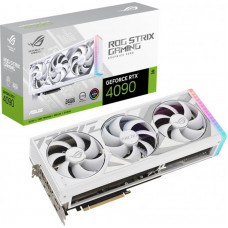 Відеокарта GF RTX 4090 24GB GDDR6X ROG Strix White Asus (ROG-STRIX-RTX4090-24G-WHITE)