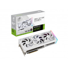 Відеокарта GF RTX 4090 24GB GDDR6X ROG Strix Gaming OC White Edition Asus (ROG-STRIX-RTX4090-O24G-WHITE)