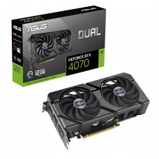 Відеокарта GF RTX 4070 12GB GDDR6 Dual Evo Asus (DUAL-RTX4070-12GD6-EVO)