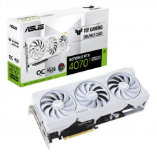 Відеокарта GF RTX 4070 Ti Super 16GB GDDR6X TUF Gaming OC White Asus (TUF-RTX4070TIS-O16G-WHITE-GAMING)