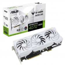 Відеокарта GF RTX 4070 Ti Super 16GB GDDR6X TUF Gaming BTF White Asus (TUF-RTX4070TIS-16G-BTF-WHITE)