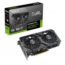 Відеокарта GF RTX 4060 Ti 16GB GDDR6 Dual EVO OC Asus (DUAL-RTX4060TI-O16G-EVO)