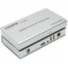Подовжувач HDMI сигналу PowerPlant HDMI 1080P/60hz, до 200м, через CAT5E/6 (HDES200-KVM) (CA912940)