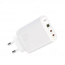 Мережевий зарядний пристрій XO CE04 (1USB, 2USB-C) QC3.0 PD3.0 White (XO-CE04-WH)