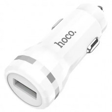 Автомобільний зарядний пристрій Hoco Z27A Staunch (1USB 3A 18W) QC3.0 White (S15250)