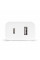 Мережевий зарядний пристрій Ttec SmartCharger Duo USB-C/USB-A 2.4А/12Вт White (2SCS25B)