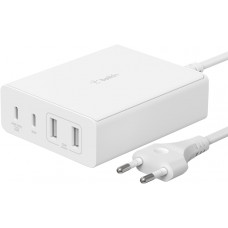 Мережевий зарядний пристрій Belkin GaN Boost Charge Pro 108W USB-С/USB-A (WCH010)