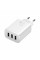 Мережевий зарядний пристрій Baseus Compact (3USB, 3.4A) 17W White (CCXJ020102)