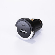 Автомобільний зарядний пристрій Strax bulk Car Charger 2.4A Single USB-A Black (4029948595757)