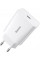 Мережевий зарядний пристрій Baseus (1USB-C 3A) 20W White (CCFS-SN02)